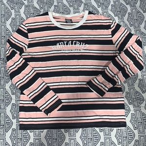 Pink Striped Santa Cruz Long Sleeve